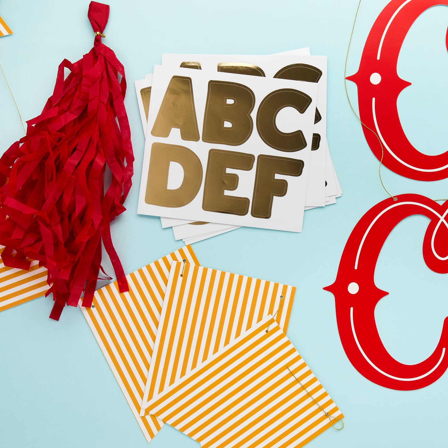 Circus Customisable Card Banner x2 2m