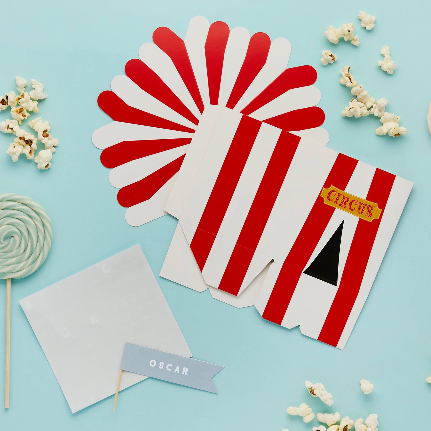 Circus Customisable Party Boxes - Pack of 4